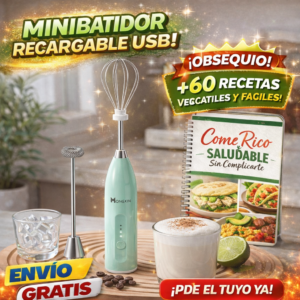 Batidor De Mano Recargable USB