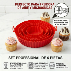 Moldes Silicona Freidoras X6